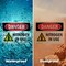 Signmission Nitrogen In Use Danger Sign, Vinyl Decal, 14in W x 10in L, 2PK OS-2PACK-DS-D-1014-L-2458 - alternate 6